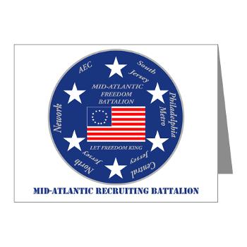 MARB - M01 - 02 - DUI - Mid-Atlantic Recruiting Battalion with Text Note Cards (Pk of 20) - Click Image to Close