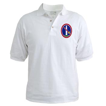 MDW - A01 - 04 - Army Military District of Washington (MDW) with Text - Golf Shirt