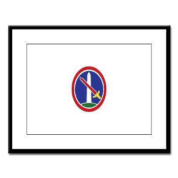 MDW - M01 - 02 - Army Military District of Washington (MDW) with Text - Large Framed Print