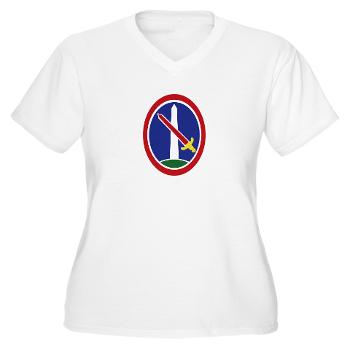 MDW - A01 - 04 - Army Military District of Washington (MDW) - Women's V-Neck T-Shirt