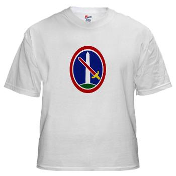 MDW - A01 - 04 - Army Military District of Washington (MDW) with Text - White t-Shirt
