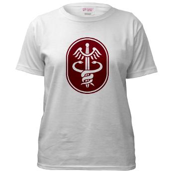 MEDCOM - A01 - 04 - SSI - U.S. Army Medical Command (MEDCOM) - Women's T-Shirt - Click Image to Close