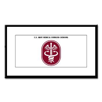 MEDCOM - M01 - 02 - SSI - U.S. Army Medical Command (MEDCOM) with Text - Small Framed Print