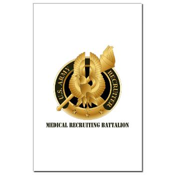 MEDRB - M01 - 02 - DUI - Medical Recruiting Battalion with Text - Mini Poster Print