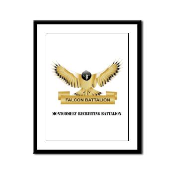 MGRB - M01 - 02 - DUI - Montgomery Recruiting Battalion with Text - Framed Panel Print
