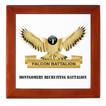 MGRB - M01 - 03 - DUI - Montgomery Recruiting Battalion with Text - Keepsake Box
