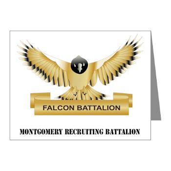 MGRB - M01 - 02 - DUI - Montgomery Recruiting Battalion with Text - Note Cards (Pk of 20) - Click Image to Close