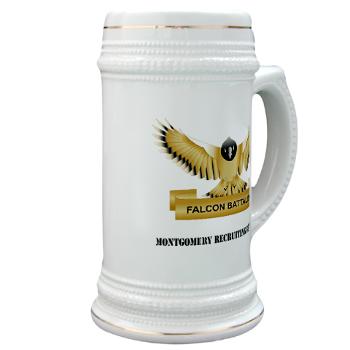 MGRB - M01 - 03 - DUI - Montgomery Recruiting Battalion with Text - Stein