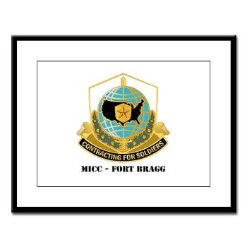 MICCFB - M01 - 02 - DUI - MICC - Fort Bragg with Text - Large Framed Print - Click Image to Close