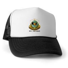 MICCFB - A01 - 02 - DUI - MICC - Fort Bragg with Text - Trucker Hat