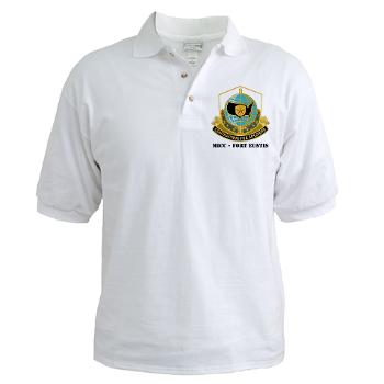 MICCFE - A01 - 04 - MICC - FORT EUSTIS with Text - Golf Shirt