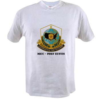 MICCFE - A01 - 04 - MICC - FORT EUSTIS with Text - Value T-Shirt