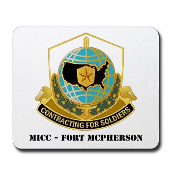MICCFM - M01 - 03 - MICC - FORT MCPHERSON with Text - Mousepad - Click Image to Close