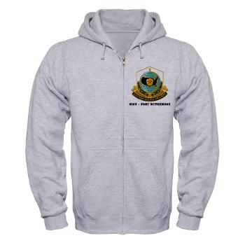 MICCFM - A01 - 03 - MICC - FORT MCPHERSON with Text - Zip Hoodie