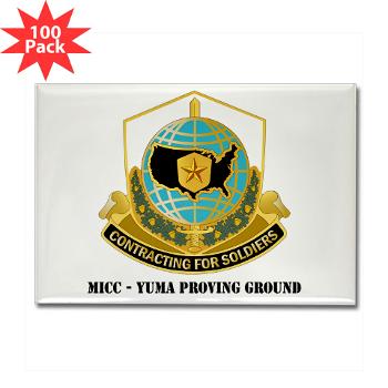 MICCYPG - M01 - 01 - MICC - YUMA PROVING GROUND with Text Rectangle Magnet (100 pack)