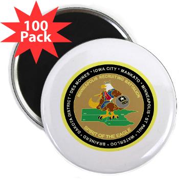 MINNEAPOLIS - M01 - 01 - DUI - Minneapolis Recruiting Bn - 2.25" Magnet (100 pack) - Click Image to Close