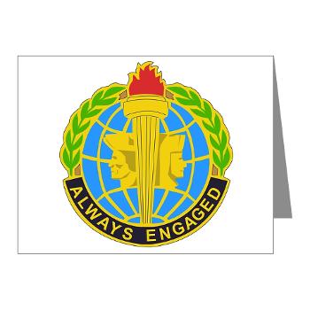 MIRC - M01 - 02 - DUI - Military Intelligence Readiness Command - Note Cards (Pk of 20)