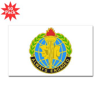MIRC - M01 - 01 - DUI - Military Intelligence Readiness Command - Sticker (Rectangle 50 pk) - Click Image to Close