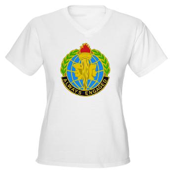 MIRC - A01 - 04 - DUI - Military Intelligence Readiness Command - Women's V-Neck T-Shirt