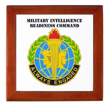 MIRC - M01 - 03 - DUI - Military Intelligence Readiness Command with text - Keepsake Box