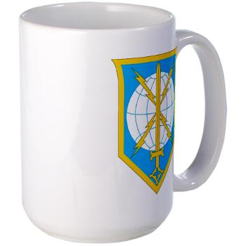 MIRC - M01 - 03 - SSI - Military Intelligence Readiness Command with text - Large Mug - Click Image to Close