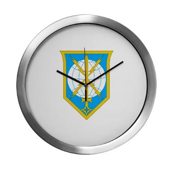 MIRC - M01 - 03 - SSI - Military Intelligence Readiness Command with text - Modern Wall Clock - Click Image to Close