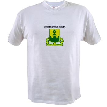 519MPB - A01 - 04 - 519th Military Police Battalion with Text - Value T-shirt