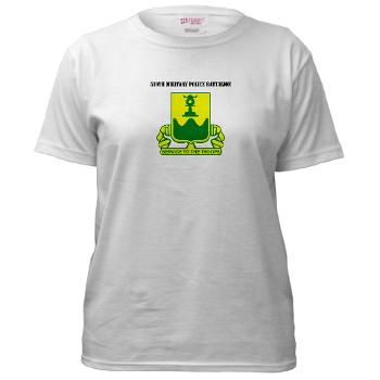 519MPB - A01 - 04 - 519th Military Police Battalion with Text - Women's T-Shirt
