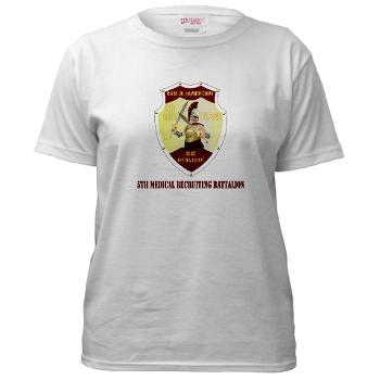5MRB - A01 - 04 - DUI - 5th Medical Recruiting Bn with text - Women's T-Shirt - Click Image to Close