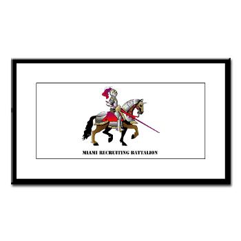 MRB - M01 - 02 - DUI - Miami Recruiting Battalion with Text - Small Framed Print - Click Image to Close
