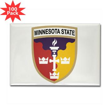 MSU - M01 - 01 - SSI - ROTC - Minnesota State University - Rectangle Magnet (100 pack)
