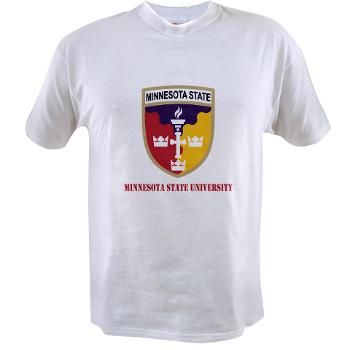 MSU - A01 - 04 - SSI - ROTC - Minnesota State University with Text - Value T-shirt