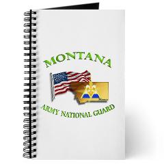 MTARNG - M01 - 02 - DUI - Montana Army National Guard with flag Journal - Click Image to Close