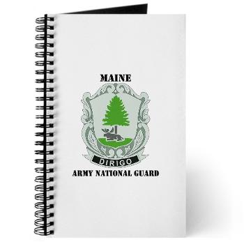 MaineARNG - M01 - 02 - DUI - Maine Army National Guard with Text - Journal
