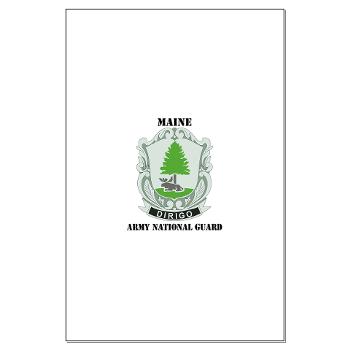 MaineARNG - M01 - 02 - DUI - Maine Army National Guard with Text - Large Poster