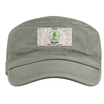 MaineARNG - A01 - 01 - DUI - Maine Army National Guard with Text - Military Cap - Click Image to Close