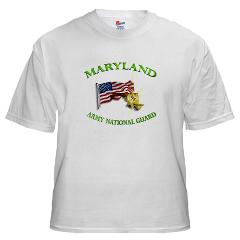 MarylandARNG - A01 - 04 - DUI - Maryland Army National Guard - White T-Shirt - Click Image to Close
