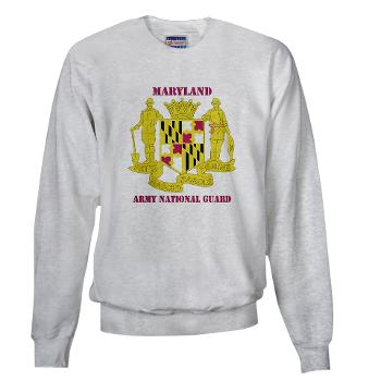 MarylandARNG - A01 - 03 - DUI - Maryland Army National Guard with Text - Sweatshirt