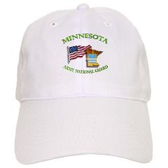 MinnesotaARNG - A01 - 01 - DUI - Minnesota Army National Guard with Flag - Cap