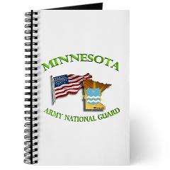 MinnesotaARNG - M01 - 02 - DUI - Minnesota Army National Guard with Flag - Journal - Click Image to Close