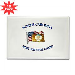 NCARNG - M01 - 01 - DUI- NORTH CAROLINA Army National Guard - Rectangle Magnet (10 pack) - Click Image to Close