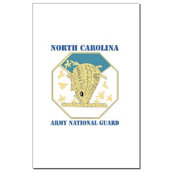 NCARNG - M01 - 02 - DUI - North Carolina Army National Guard with text - Mini Poster Print