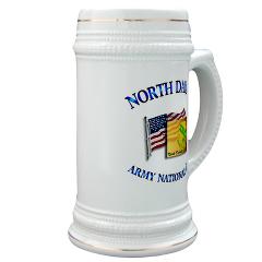 NDARNG - M01 - 03 - DUI - North Dakota Army National Guard with Flag Stein - Click Image to Close