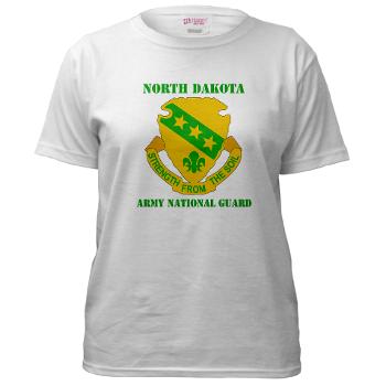 NDARNG - A01 - 04 - DUI - North Dakota Nationl Guard With Text - Women's T-Shirt - Click Image to Close