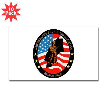 NERB - M01 - 01 - DUI - New England Recruiting Battalion - Sticker (Rectangle 10 pk) - Click Image to Close