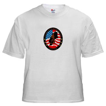 NERB - A01 - 04 - DUI - New England Recruiting Battalion - White T-Shirt