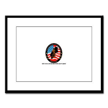 NERB - M01 - 02 - DUI - New England Recruiting Battalion with Text - Large Framed Print