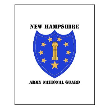 NHARNG - M01 - 02 - DUI - NEW HAMPSHIRE ARMY NATIONAL GUARD WITH TEXT - Small Poster