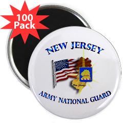 NJARNG - M01 - 01 - DUI - New Jersey Army National Guard - 2.25" Magnet (100 pack) - Click Image to Close
