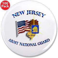 NJARNG - M01 - 01 - DUI - New Jersey Army National Guard - 3.5" Button (100 pack) - Click Image to Close